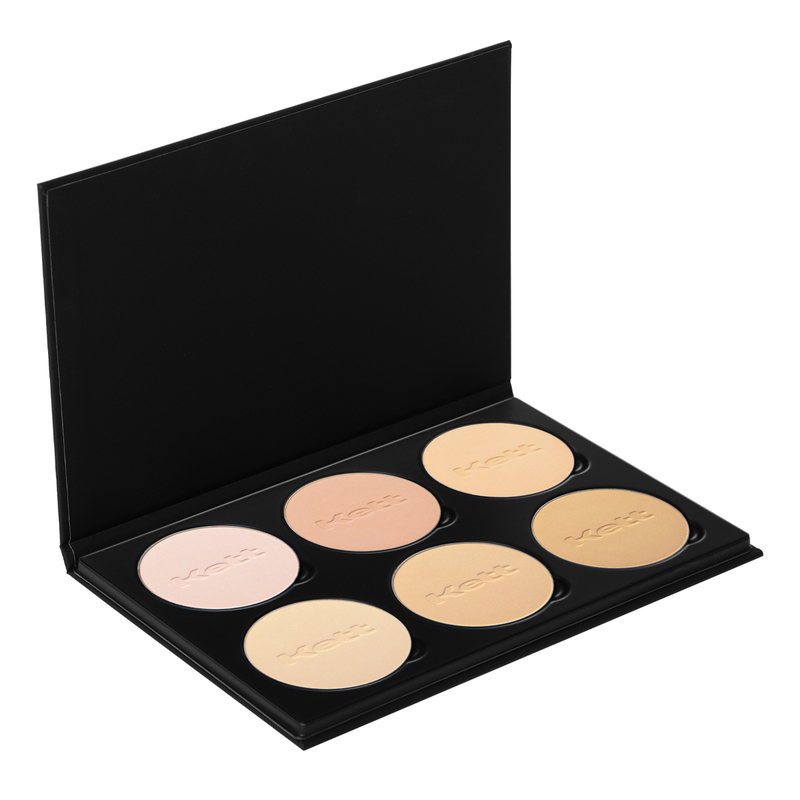 Kett Cosmetics - Kett Fixx Powder Book Light-Medium PRO Palette