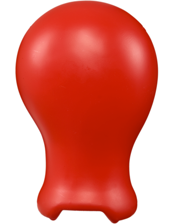 KR-3030-01 Kryolan - Glatzenformkopf Kunstoff rot - Red Head
