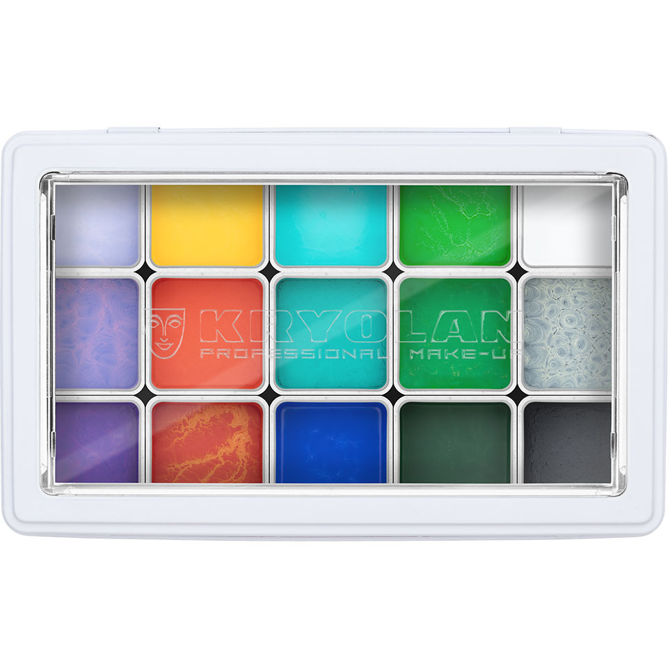 Kryolan - FXDesign Color VIVID, 15er Palette Kryolan - FXDesign Color VIVID, 15er Palette