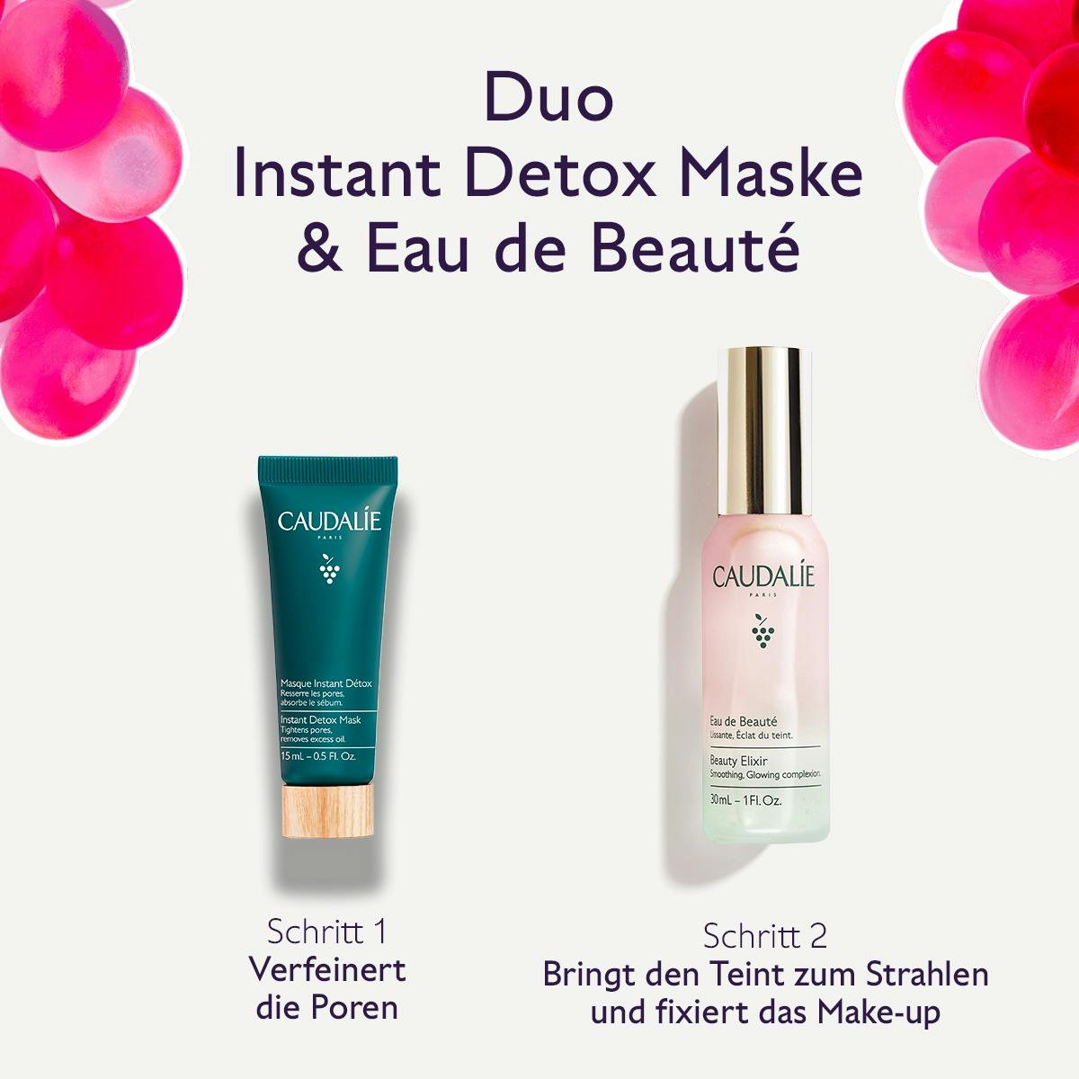 Caudalie - Eau de Beauté & Detox Maske Duo, SET Caudalie - Eau de Beauté & Detox Maske Duo, SET