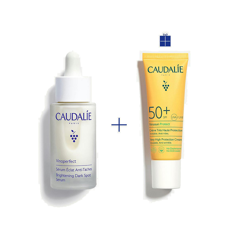 Caudalie - Vinoperfect Serum & Sonnenpflege Set Caudalie - Vinoperfect Serum & Sonnenpflege Set