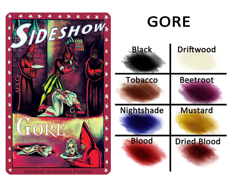 afx-gor-01 Sideshow - Gore Palette