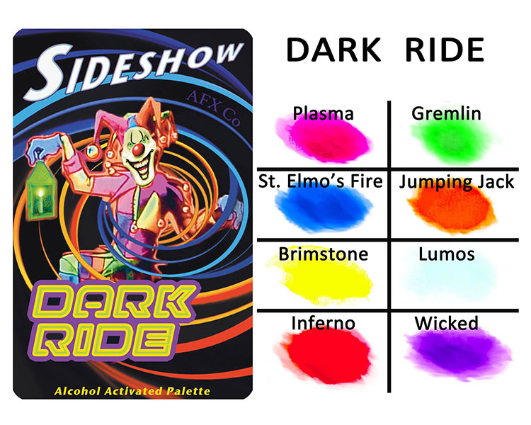 afx-dr-01 Sideshow - Dark Ride Palette