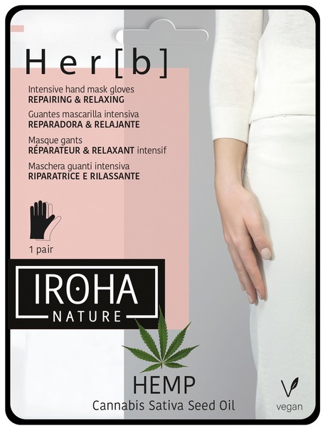 vl-i659409 Iroha - Hemp - Hand Mask Gloves, 1 Paar