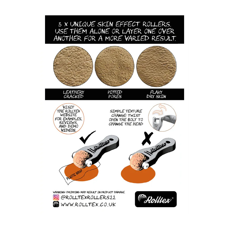 Rolltex - Theatrical Skin Effect Rollers