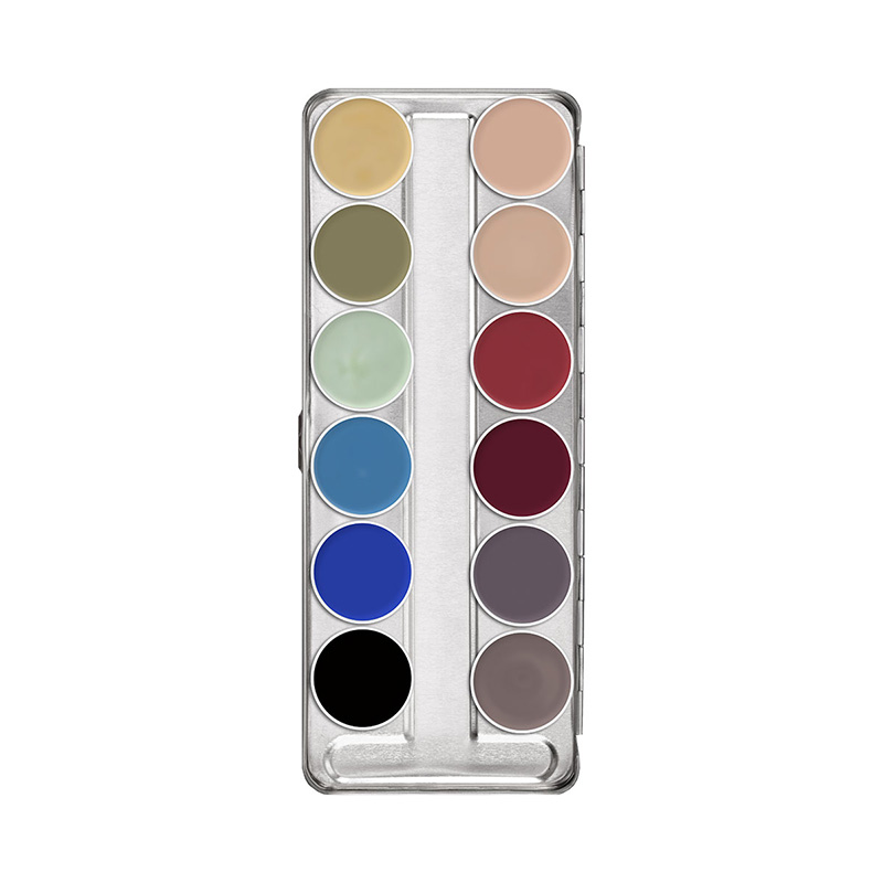 Kryolan - Supracolor Palette 12 Farben, Physiology Kryolan - Supracolor Palette 12 Farben, Physiology