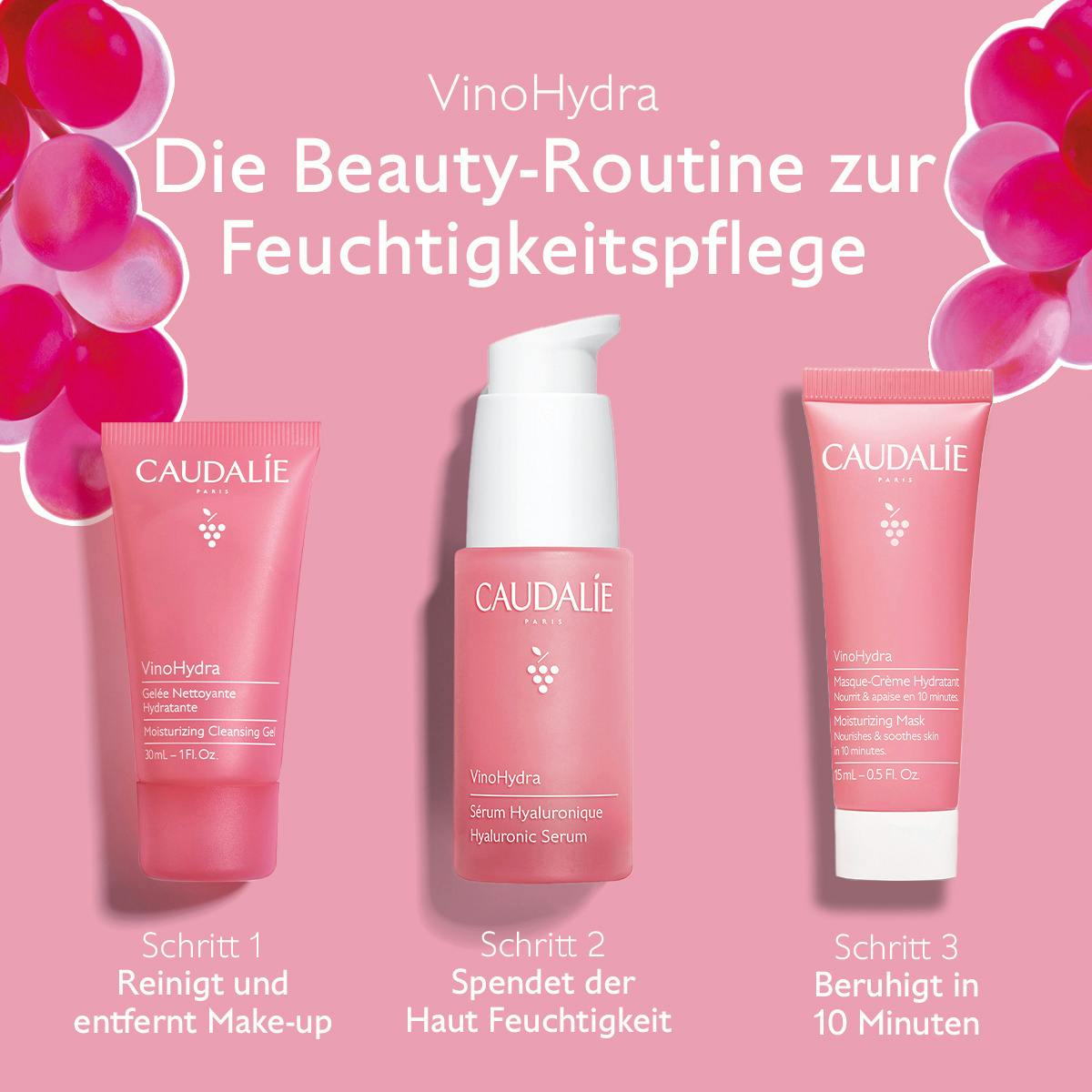 Caudalie - VinoHydra - Die feuchtigkeitsspendende Beauty-Routine, SET