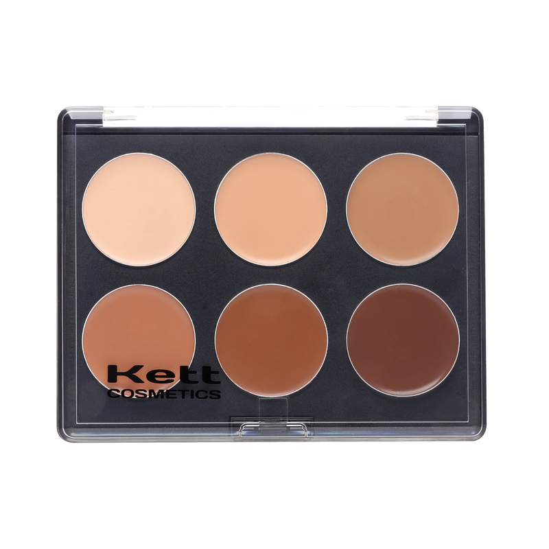 Kett Cosmetics - Fixx Creme Pro Palette RUBY, 42g Kett Cosmetics - Fixx Creme Pro Palette RUBY, 42g