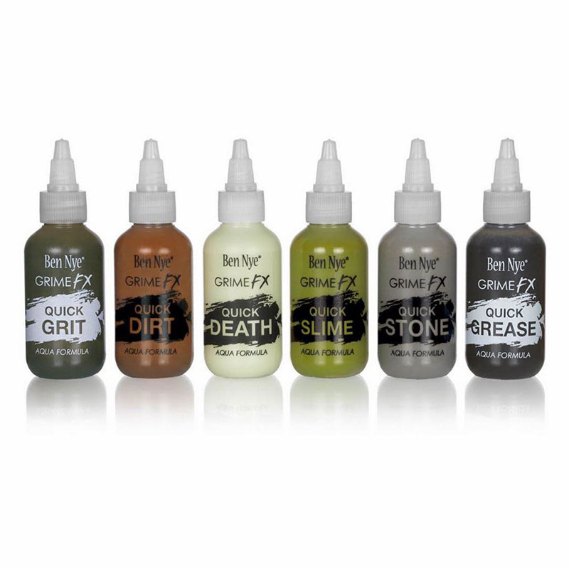 Ben Nye - ProColor Airbrush Paint - Grime FX, Pack 6x30ml Ben Nye - ProColor Airbrush Paint - Grime FX, Pack 6x30ml