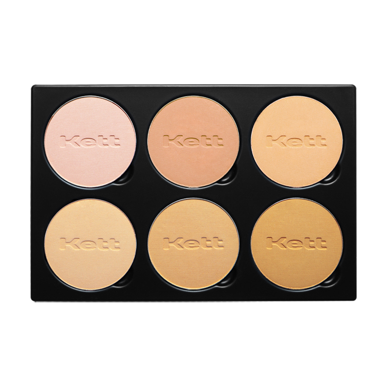 Kett Cosmetics - Kett Fixx Powder Book Light-Medium PRO Palette Kett Cosmetics - Kett Fixx Powder Book Light-Medium PRO Palette