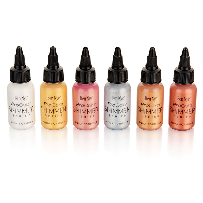 Ben Nye - ProColor Shimmer Starter Kit, 6 Farben Ben Nye - ProColor Shimmer Starter Kit, 6 Farben