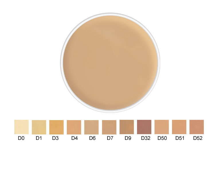 kr-75005-farben Kryolan Dermacolor Refill für Palette (V)
