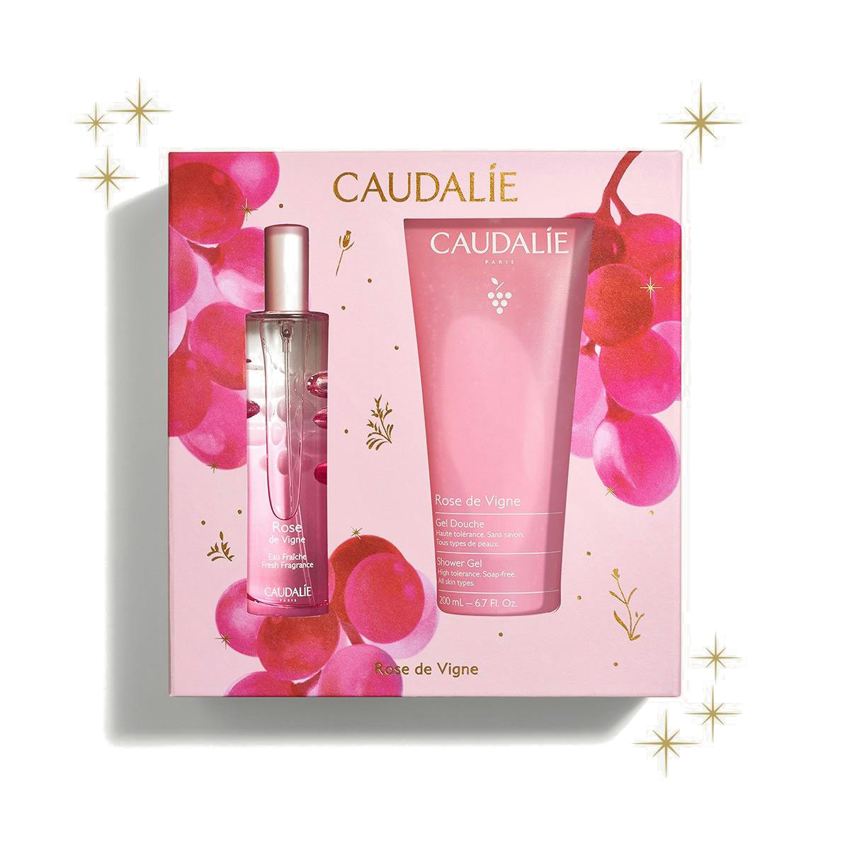 Caudalie - Rose de Vigne Eau Fraiche, SET Caudalie - Rose de Vigne Eau Fraiche, SET