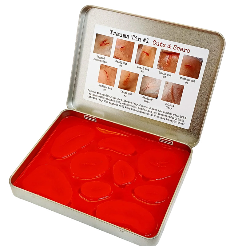 Creation.fx - Trauma Tin #1 Cuts & Scars (Magnetic Silicon Moulds) Creation.fx - Trauma Tin #1 Cuts & Scars (Magnetic Silicon Moulds)