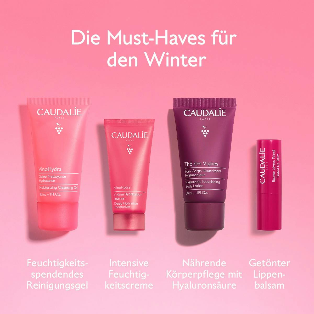 Caudalie - Das ideale Feuchtigkeitsritual für Ihre Haut, SET Caudalie - Das ideale Feuchtigkeitsritual für Ihre Haut, SET