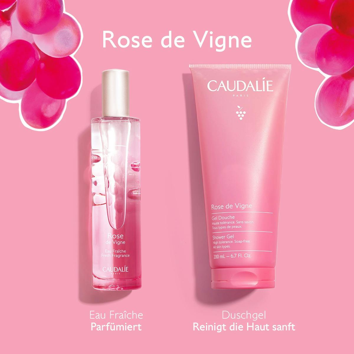 Caudalie - Rose de Vigne Eau Fraiche, SET Caudalie - Rose de Vigne Eau Fraiche, SET