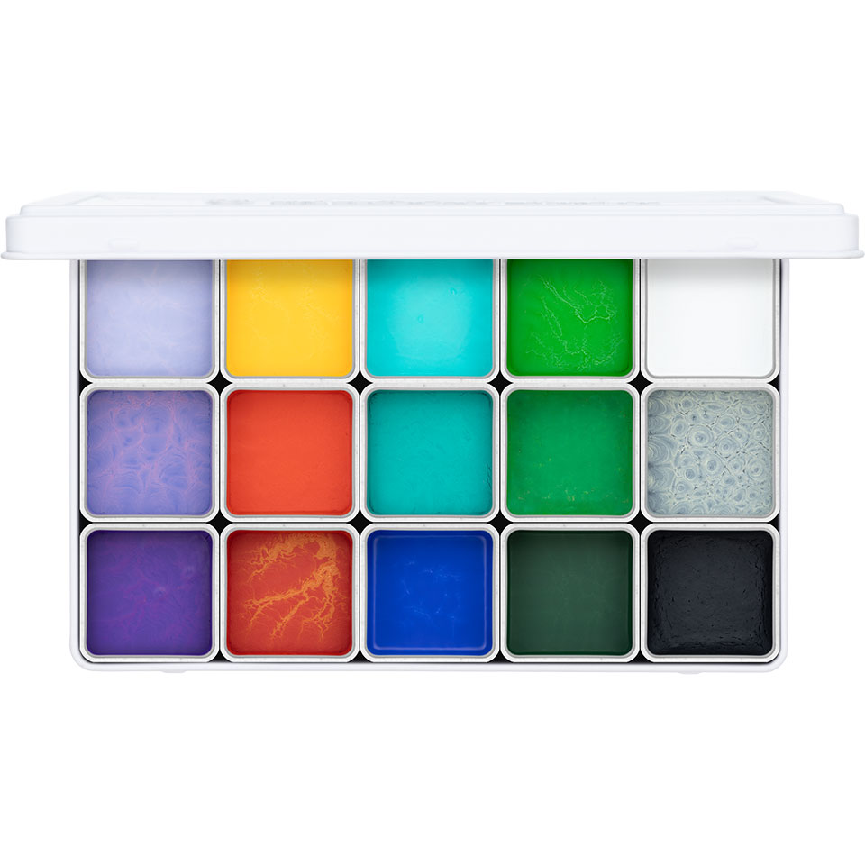 Kryolan - FXDesign Color VIVID, 15er Palette 