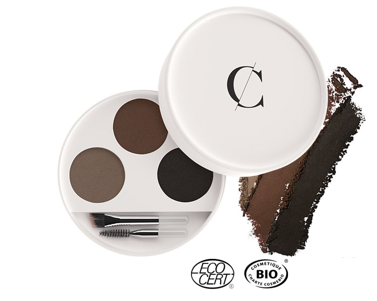 Couleur Caramel - Kit Sourcils BIO, 3 x 0,8g Couleur Caramel - Kit Sourcils BIO, 3 x 0,8g