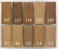 mp-1003mmpp20 Maqpro PP20 SLIM 10er Palette Fard Creme 15ml