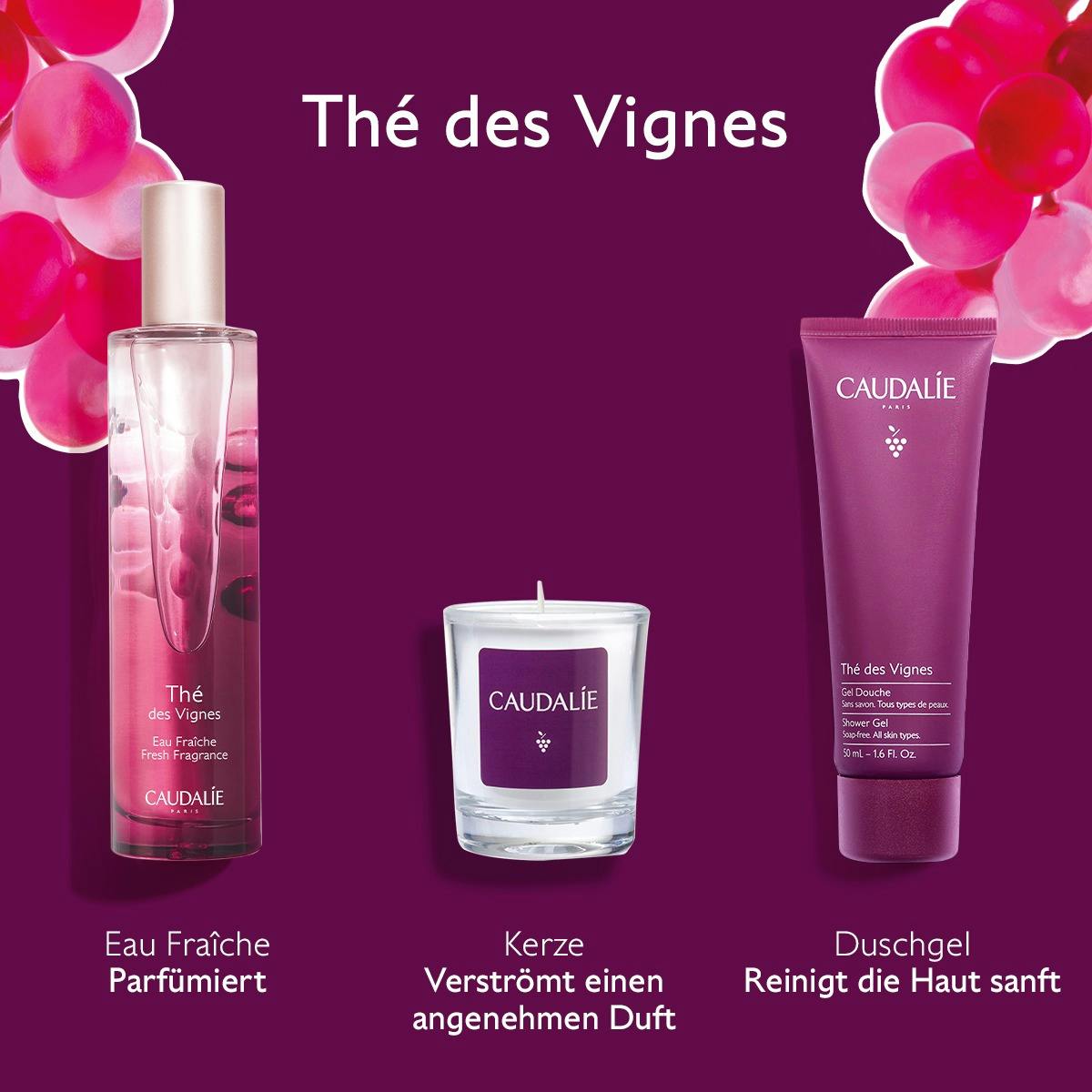 Caudalie - Thé des Vignes Eau Fraiche, SET